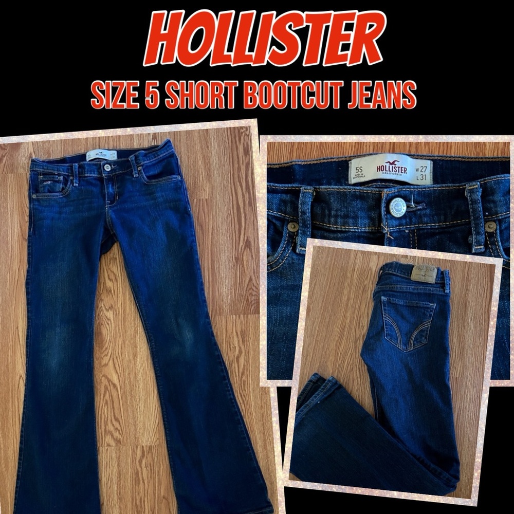 Hollister jrs size 5S boot jeans. Great condition!